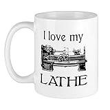 CafePress I Love My Lathe Mug Unique Coffee Mug, Coffee Cup