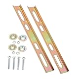 HIAKDOFT Metall Motorrad Gepäckträger Halterung mit Verstärkter Basisplatte Stabile Befestigung...