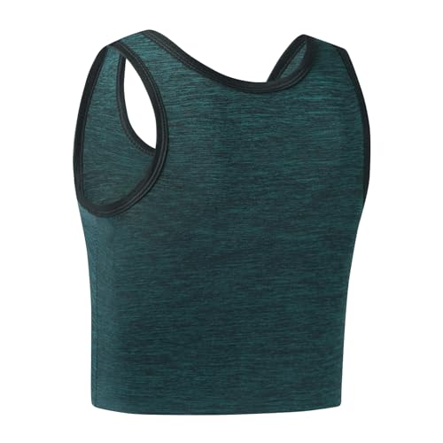Image of Women Transgender Tomboy FTM Pull On Closure Elastic Chest Binder Pullover Tank Top