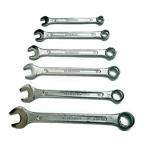 Taparia CSS6 Steel 8 to 17 Combination Spanner Set (Silver, Pack of 6) Amazon.in Home Improvement