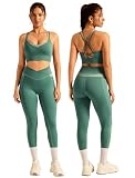 Yoga Sets for Women 2 Piece Matching Workout Sets Athletic Gym Outfits