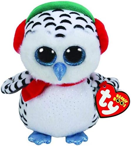 Ty Beanie Boos 6" Christmas Limited Edition Nester Owl, Perfect Plush!