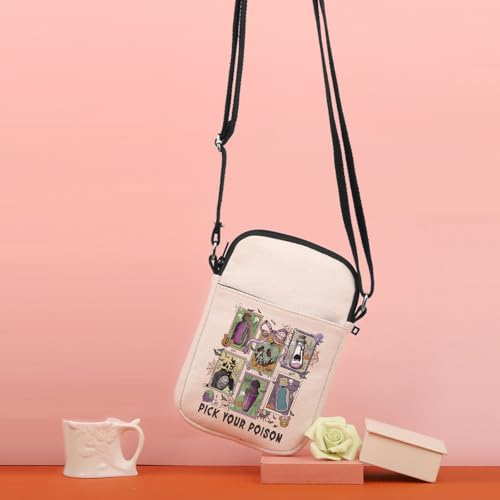 TSOTMO Spooky Gift Halloween Party Pick Your Crossbody Bag Family Trip Gift for Women Mother Cartoon Characters Group4