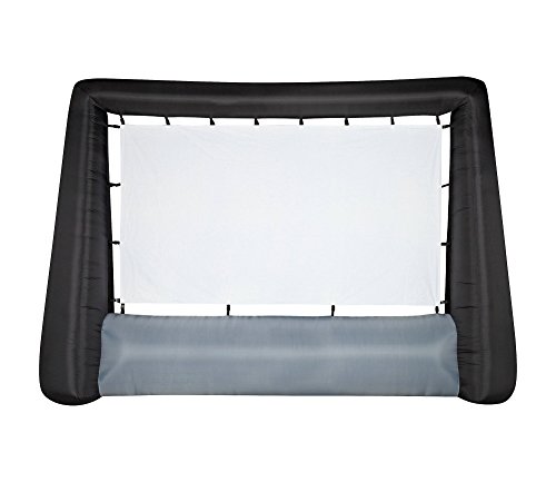 Gemmy Inflatable Movie Screen, Gray/White