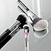 Under Eye Setting Powder Brush - Small Soft Fluffy Tapered Blending Makeup Brush, Set Concealer, Buffing, Baking, Finishing Loose, Pressed, Compact, Mineral Cosmetics, Synthetic, Cruelty Free Vegan