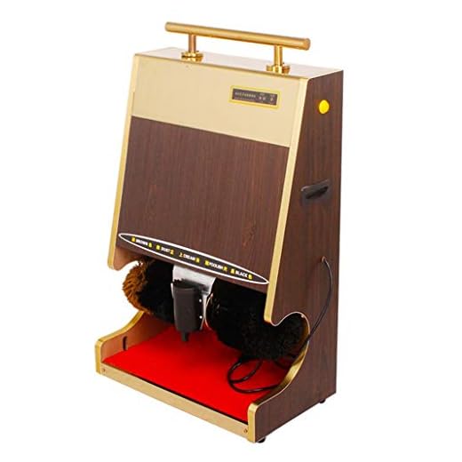 Hotel Commercial Automatic Shoe-Shining Machine Fully Automatic Shoe Polisher with Dusting and Polishing Double Combination Brush for Easy Cleaning and Low Noise
