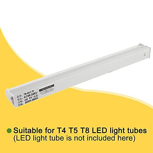 sourcing map Kabel połączeniowy do lamp T4, T5, T8, wąż LED, 150 cm, 3-pinowy, podwójny kabel połączeniowy, przedłużacz, opakowanie 4 szt