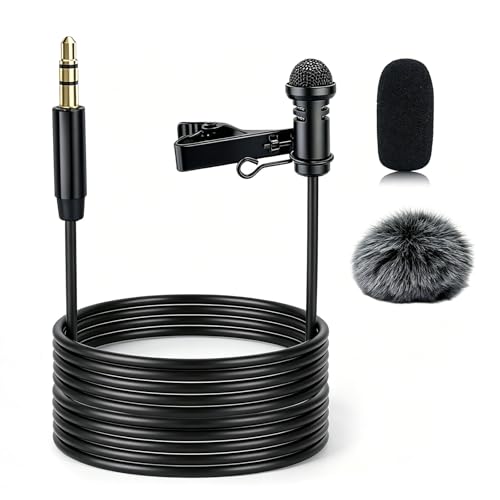 Microphone cravate pour DJI MIC 1/2 et Rode GO II micro revers filaire 3.5mm