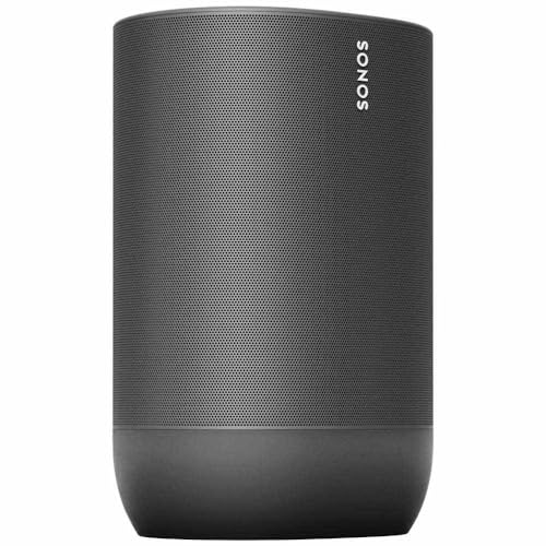 Move lo Smart Speaker da Outdoor, Alimentato a Batteria per l'Ascolto della Musica Dentro e Fuori Casa, Amazon Alexa e Google Assistant Integrati, Nero - Gadget - Immagine 3