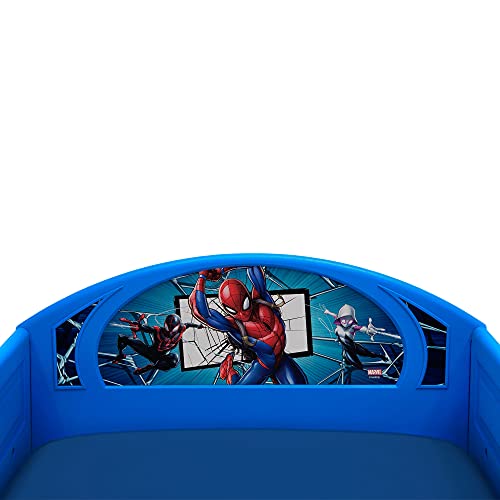 Image of Delta Toddler Bed Spidey Friends Guardrails Jpma Certified 15 Months Up