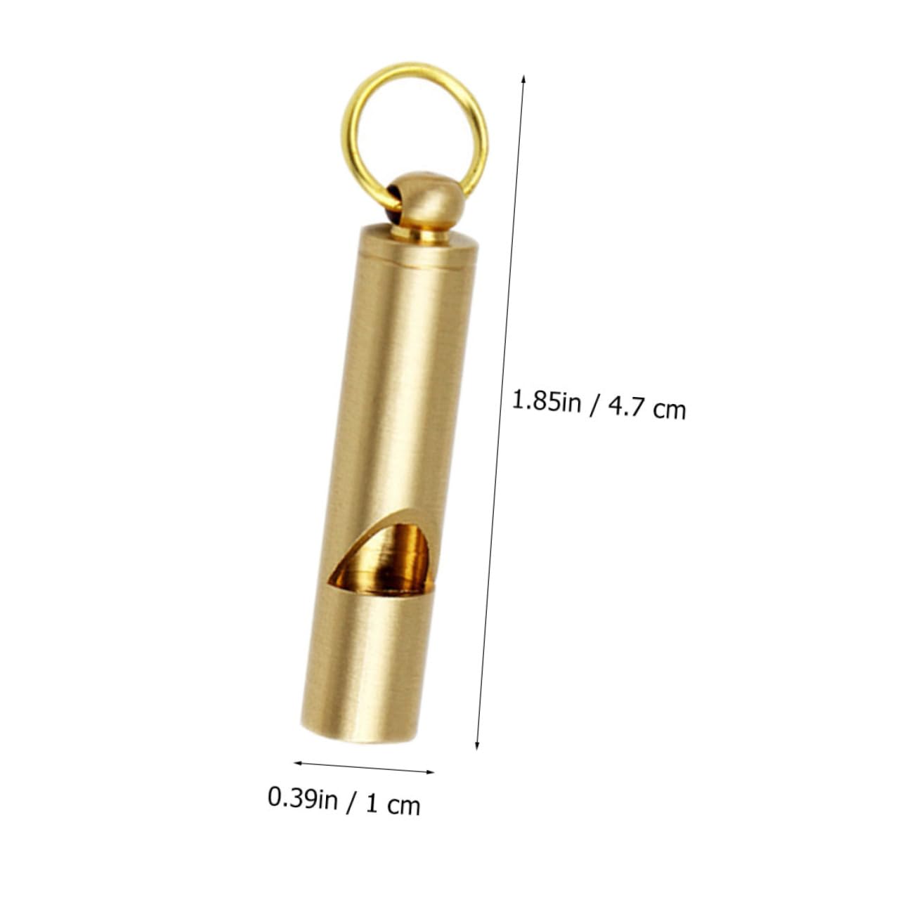 POPETPOP 3pcs Whistle Pendant Whistles Sports Matches Keychain Whistle Metal Whistle Camp Whistle First Aid Whistle Emergency Whistle Outdoor Using Whistle Retro Whistle Golden Copper