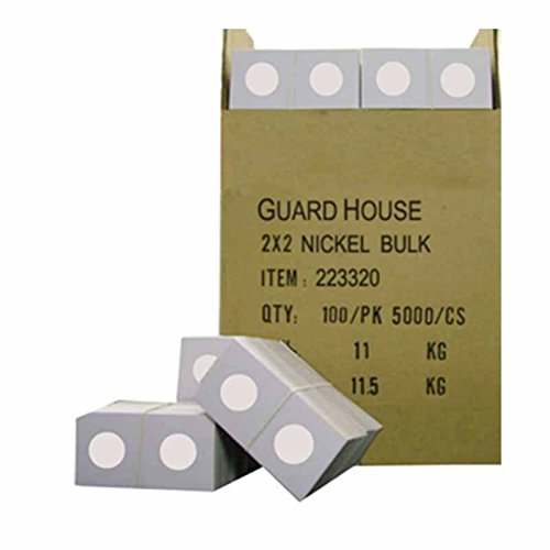 Guardhouse Coin Flips For Nickels, 100 Count, Brand Cardboard And Mylar 2"X2" Paper Coin Holders #TOP1