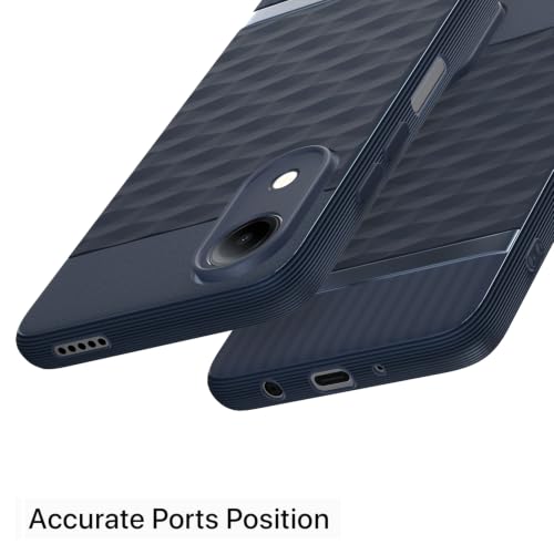 Image of Outlouders Back Cover for Vivo T5e | Full Camera Protection | TPU Soft Flexible Shockproof Bumper Case (Blue)