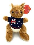 Aeisage Kangaroo Stuffed Animal 7.5 Inches Plush Kangaroo Toys Cute Australian Kangaroo Gifts for Ki