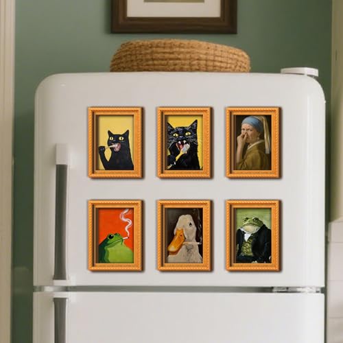 Aimants de réfrigérateur chat mignon forte adhérence armoire - 4