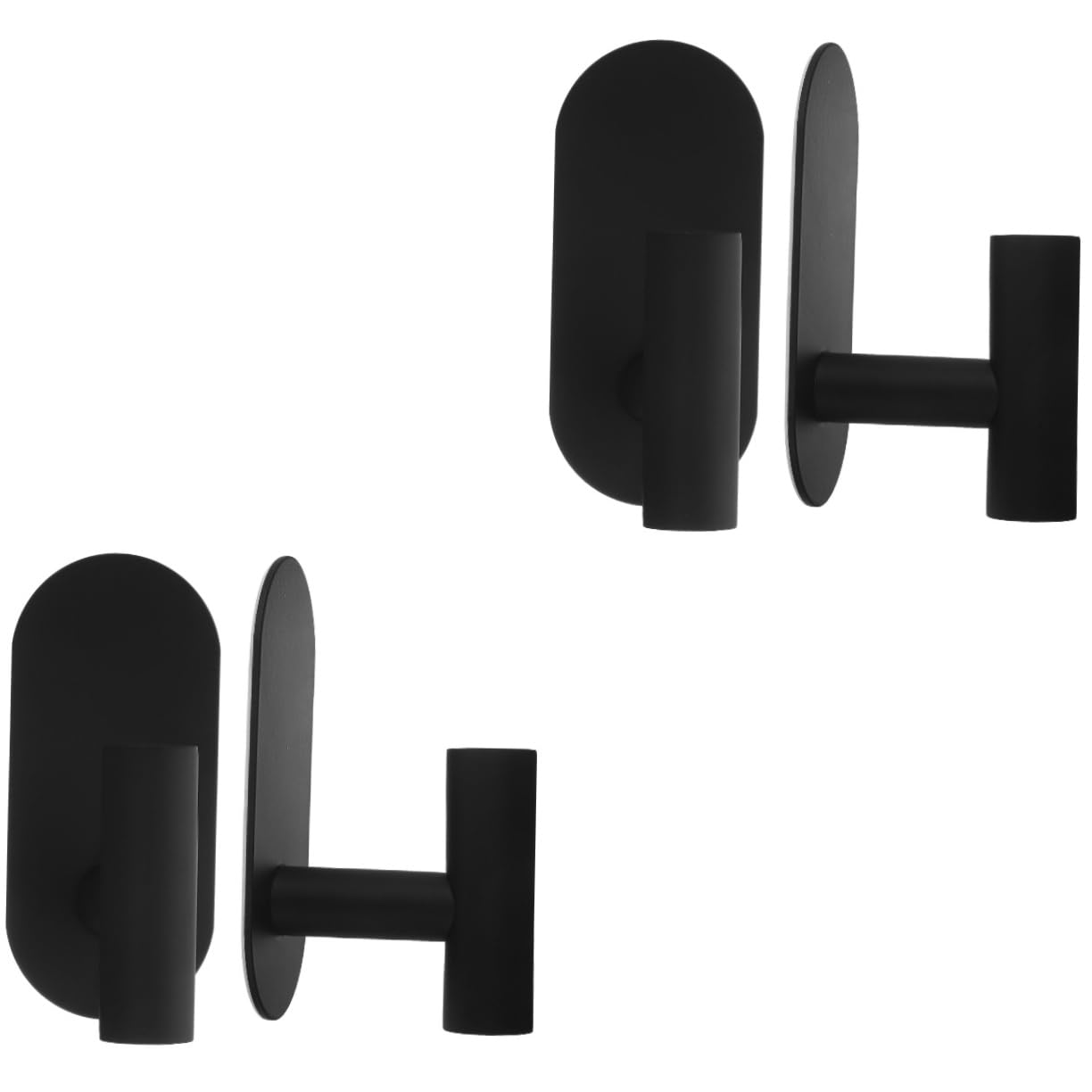 POPETPOP 2 Set Ganci Decorativi Adesivi Inossidabile Per Appendere Asciugamani Resistente E Facile Da Installare Per Cucina E Bagno 2 Pezzi*2