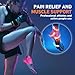 Kinesiology Tape for Ankle, KTQUICK 12 Count Ankle Tape Precut, Original Cotton Waterproof & Breathable, Enhance Elastic Kinesiology Athletic Tape for Ankle Support and Muscle to More Sports (Pink)