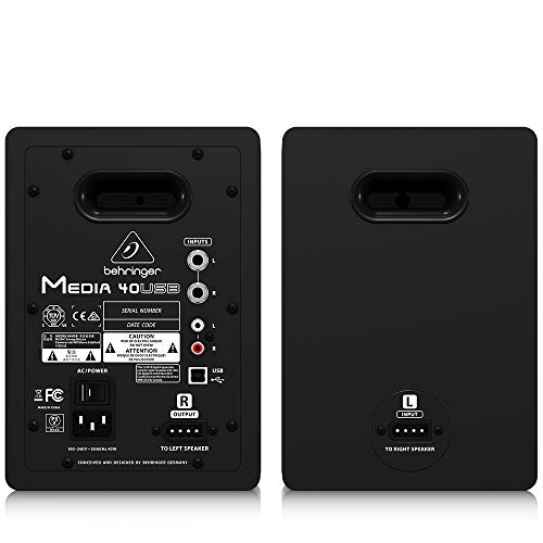 Image of Behringer Powered Studio Monitors Pair (Media40Usb)