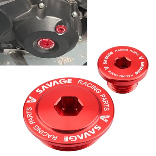 Bacar 1 Pair Aluminum Alloy Alternator Cap Straight Screw Plug Crankcase Cover For HONDA XR250L 1991-1996