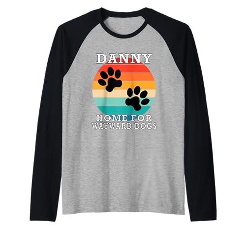 Danny Home For Wayward Dogs Apellido Camiseta Manga Raglan