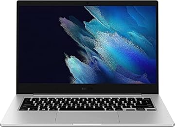 Galaxy Book Go Laptop PC Computer Qualcomm 7C Pro 4GB Memory 128GB eUFS Storage 18-Hour Battery Compact Light Shockproof WFH Ready WiFi 5, Silver