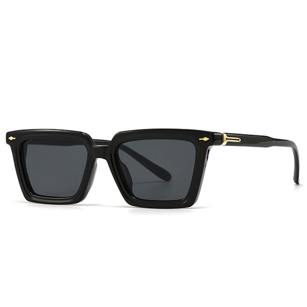 Lunettes de Soleil Rétro Oeil de Chat avec Rivets Décoration - 6