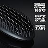 ghd - Brosse chauffante ghd Glide - Brosse Lissante (Noire) - Lissage rapide, facile - Résultats sans frisottis - Utilisation sur cheveux secs - Sans chaleur extrême - Idéal pour tous types de cheveux