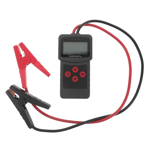 Comprobador de batería de coche y analizador digital de plástico ABS PRETYZOOM