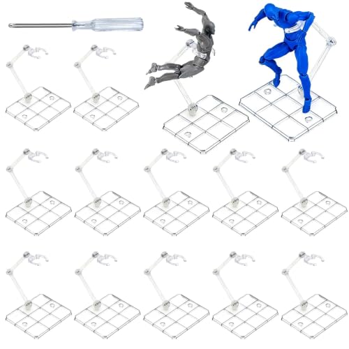 Action Figure Stand 12PCS Display Holder for HG RG SD SHF Gundam 1/144