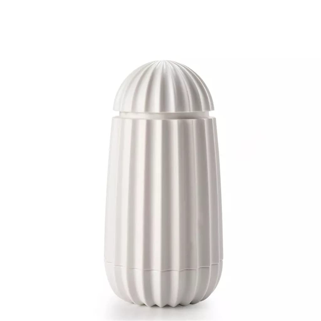 Porta stuzzicadenti Automatico a Forma di Cactus Porta batuffolo di Cotone Scatola portaoggetti in bambù Decorazione Tavolo da Pranzo per la casa (D Come Mostra)