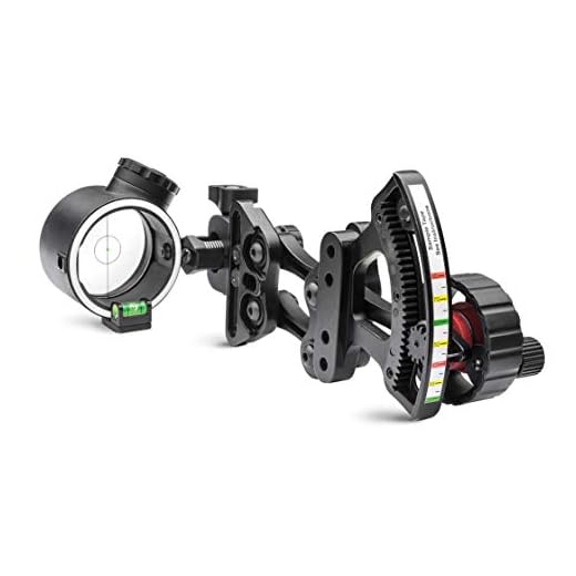 TRUGLO RANGE-ROVER PRO LED Bow Sight, 1-Dot (TG6401GB), Black