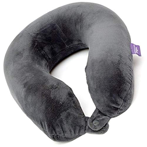 Image of VIAGGI U Shaped Memory Foam Travel Neck Super Soft Orthopedic Cervical Pillows - Grey