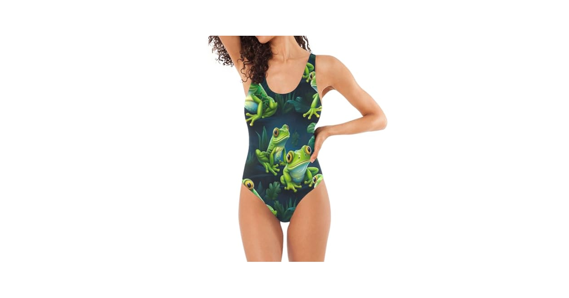 ほぼ未使用✨カオス　水着内蔵　エーゲSWIMワンピース　カーキ　F Chaos（カオス）の「Chaos(カオス)/エーゲSWIMワンピース（水着