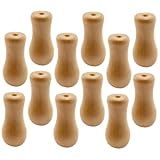Alipis 12 Stück Teiliges Holz-kordelknöpfe für Fensterrollos Stabile Jalousien-Enden...