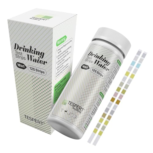 Probador de agua potable 125 x – Tiras de prueba de agua 16 en 1 ...
