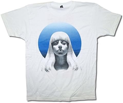 Lady Gaga Gazing Ball Artpop Tour White T Shirt