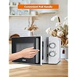 Commercial CHEF Small Microwave 0.7 Cu. Ft. Countertop Microwave with Mechanical Control, White Microwave with 6 Power Levels, Outstanding Portable Microwave with Convenient Pull Handle - Image 4