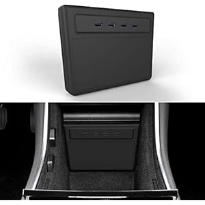 VXDAS Telsa Model 3 USB Hub Pro, 6 in 1 poorten [2020 versie] Dashcam & Sentry Mode Viewer USB voor Tesla Model 3 vóór…