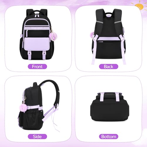 Mochila Escolar para Niñas ASKSKY 15.6 Pulgadas miniatura 7