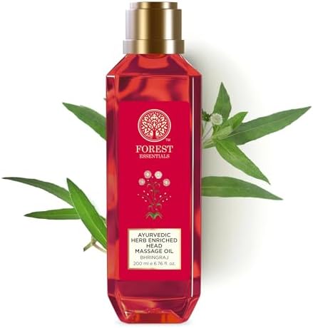 Forest Essentials Ayurvedic Herb Enriched Head Massage Oil - Bhring Raj 200ml Free Expedited Shipping!