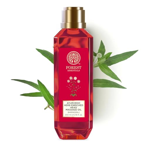 Forest Essentials Ayurvedic Bhring Raj Herb Enriched Head Massage Oil, 200ml