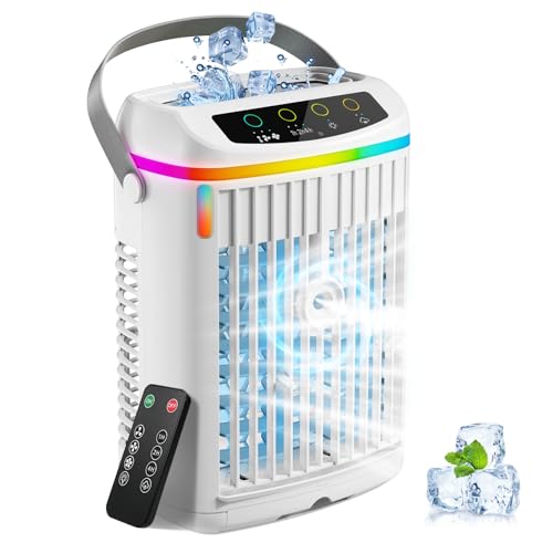 Climatiseur mobile silencieux 4 en 1 avec réservoir 1000ml et minuterie programmable