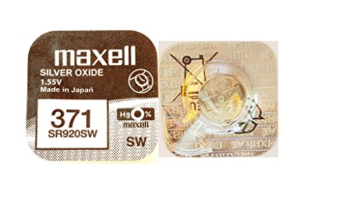 1  Pile Oxyde d'Argent 371 SR920SW Maxell