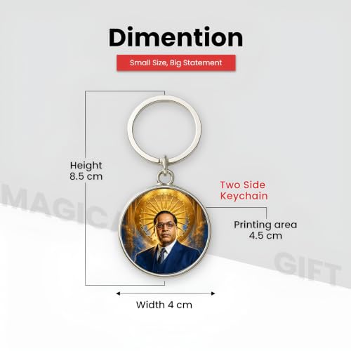 Image of MG | Protective Evil Eye /Spiritual Symbols /Om /Motivational Keychains | Double-Sided Metal Key Ring | Good Luck and devine Charm for Car, Bike, Home & Office