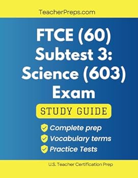 Paperback FTCE Elementary Education K–6 (060) Subtest 3: Science (603) Study Guide: Teacher Certification Exam Test Prep Book