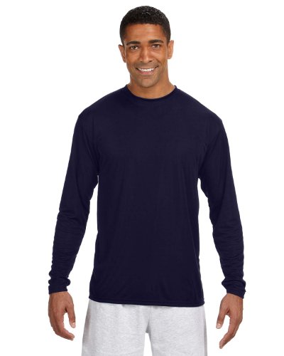 T-shirt A4 sport respirant garçon bleu marine taille Small