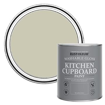Rust-Oleum Beige Kitchen Cupboard Paint in Gloss Finish - Half Light 750ml
