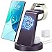 Wireless Charger for Samsung: 3 in 1 Wireless Charging Station for Samsung Galaxy Watch 8 7 6 5 4 3 Pro Classic Galaxy Buds - Charger Dock Stand for S25 S24 Ultra S23 S22 S21 Note Z Fold Android