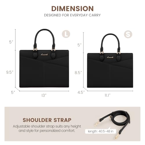 Bolso LOVEVOOK para mujer Satchel Tote bandolera miniatura 4