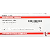 DHU Aurum metallicum D12 Ampullen, 8 St. Ampullen